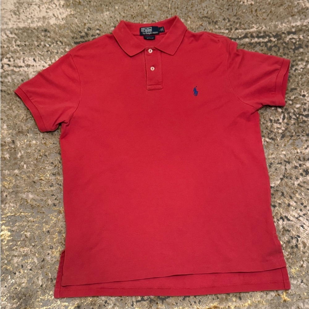 Men’s Red slim fit Polo Ralph Lauren size Large